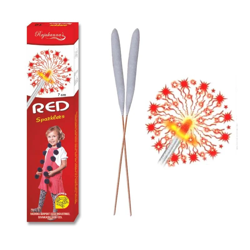 10 Cm Red Sparklers